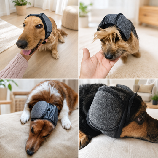 Hunde-Ohrenschutz bei Fellpflege, Baden und weiteren Alltagssituationen