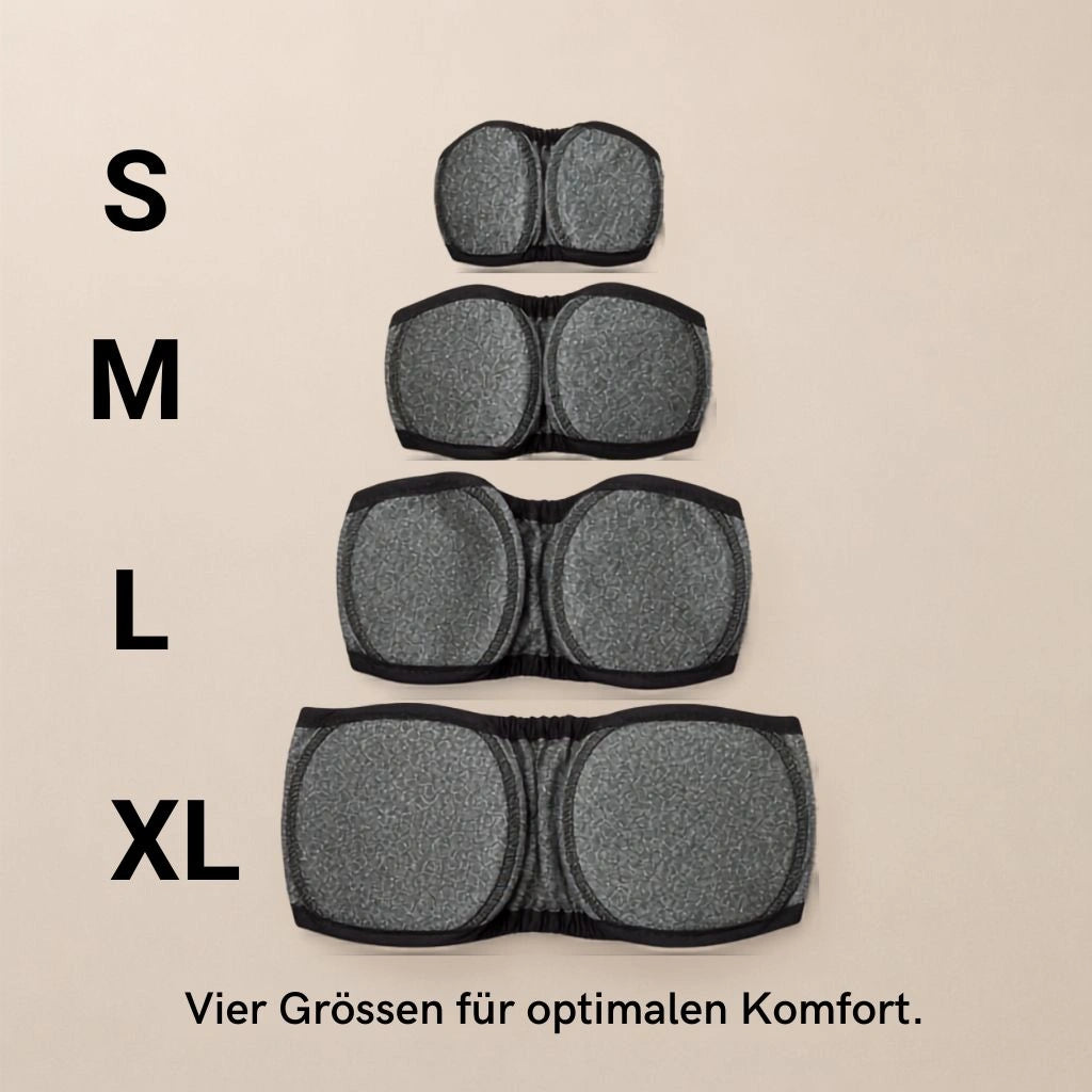 Grössenvergleich des Hunde-Ohrenschutzes in S, M, L und XL