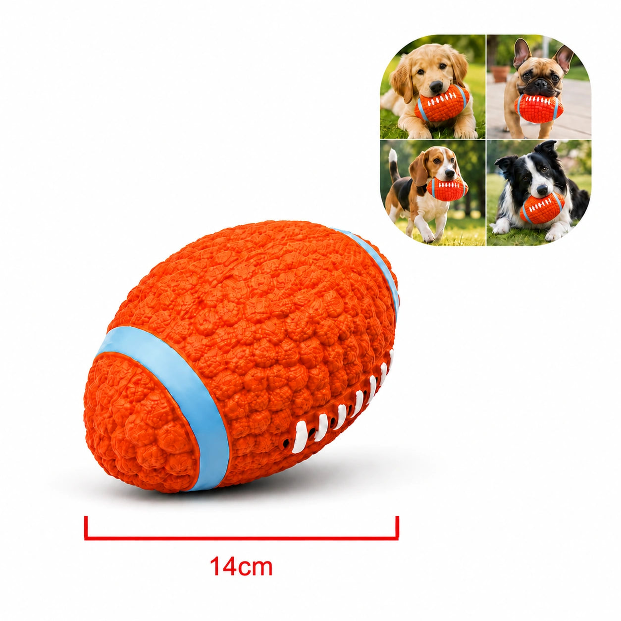 Hundespielzeug Quietscheball für Hunde