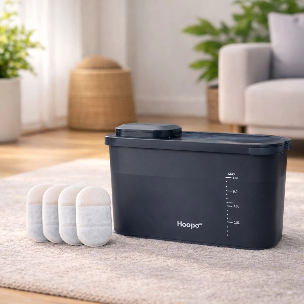 Agua Trinkbrunnen mit eingesetzten Hydr Ultra Clean Ersatzfiltern