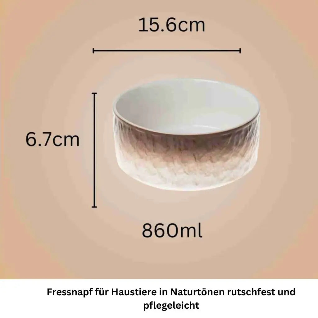 Keramiknapf mit 6,7 cm Höhe – 860 ml