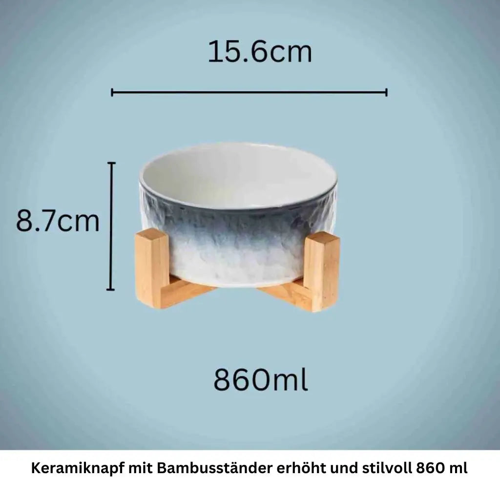 Keramiknapf mit Füßen separat abgebildet – 860 ml