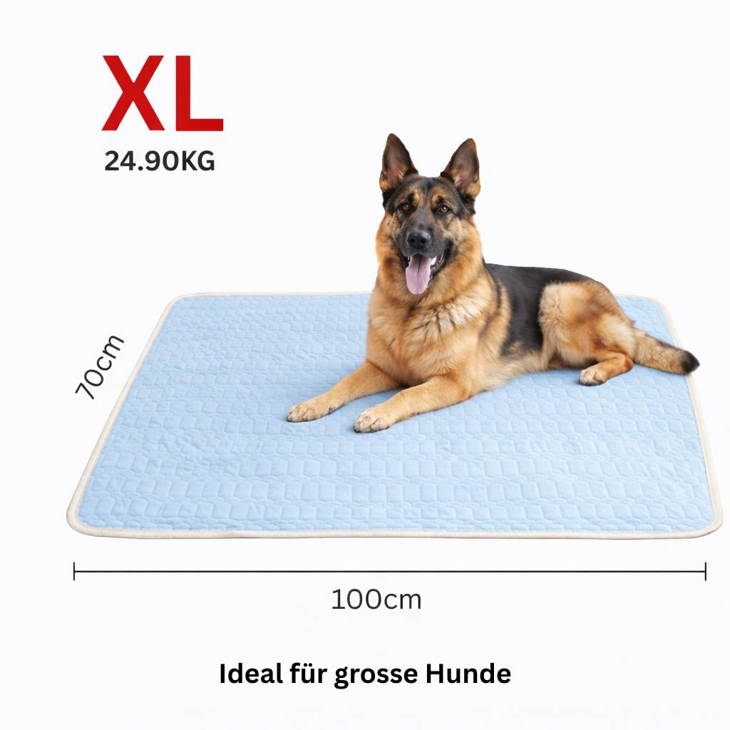 XL Kuehlmatte 100x70 cm ideal fuer grosse Hunde bis 24 kg