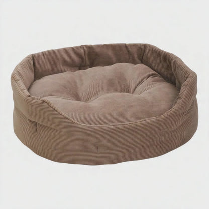 Hundekörbchen Chelsea Cord Toffee-Braun