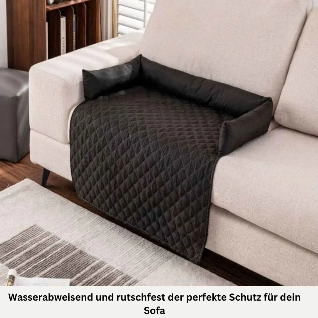 Hundedecke mit Armlehnen – Perfekt fürs Sofa