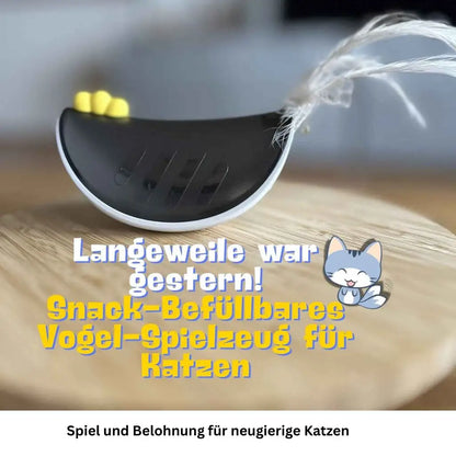 Snack-Spielzeug für Katzen – Interaktiver Vogel