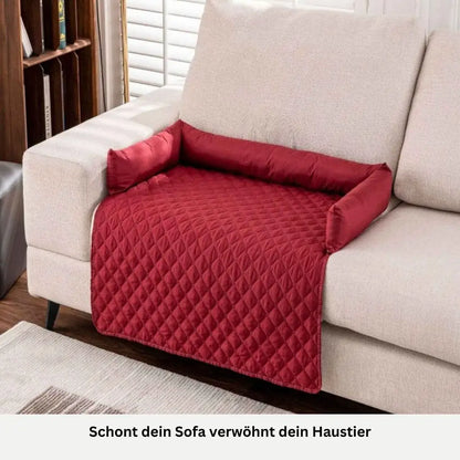 Hundedecke mit Armlehnen – Perfekt fürs Sofa